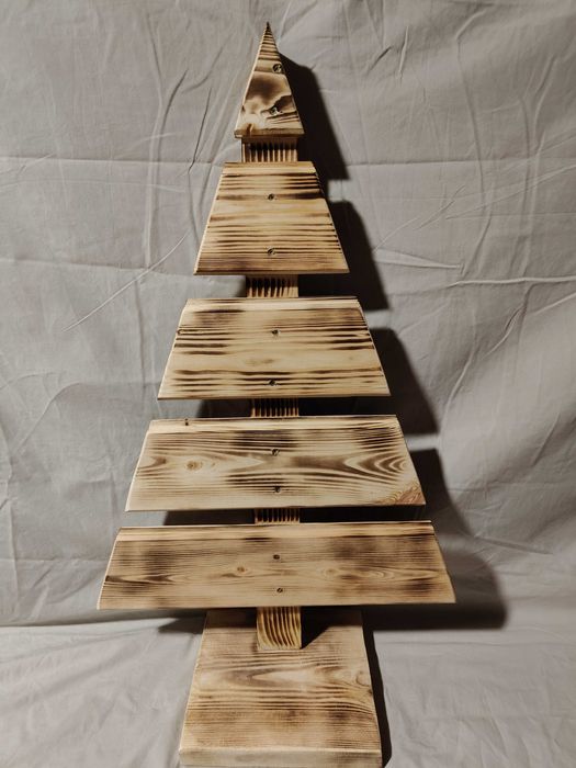 Choinka drewniana ozdobna