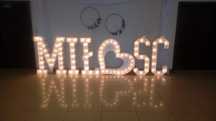 Litery z żarówkami, Love Miłość Mr Mrs