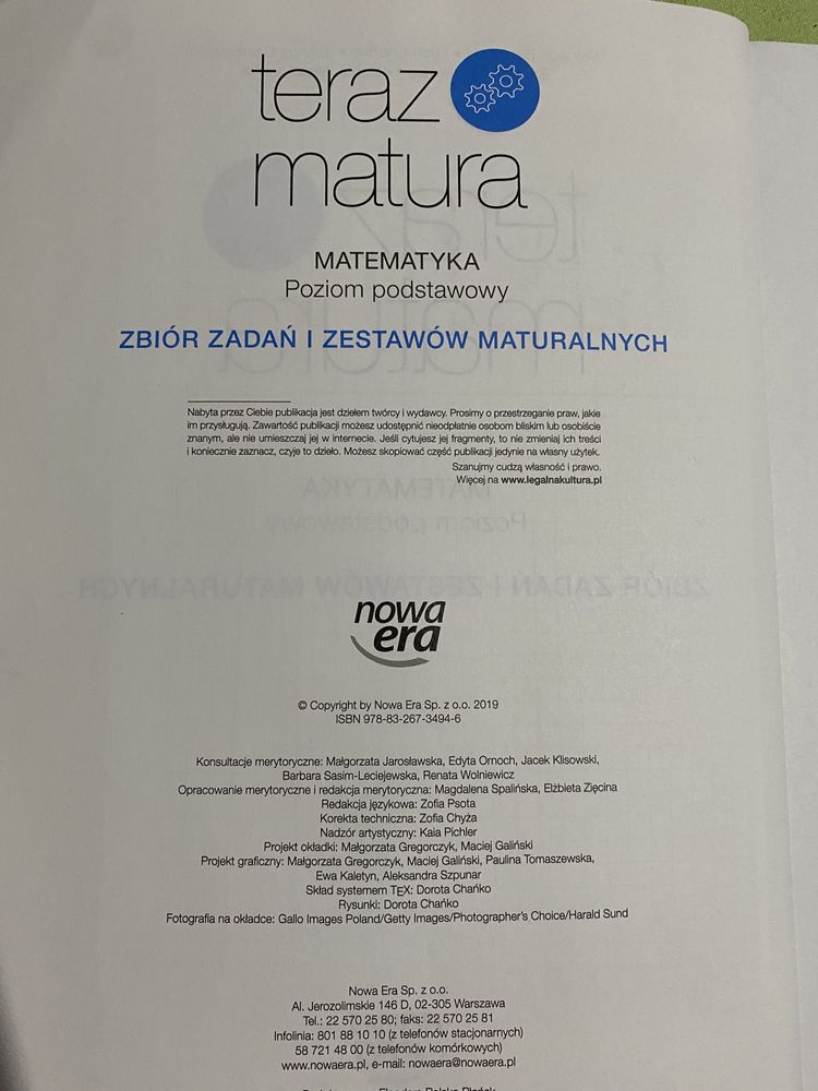 Zbiór zadań teraz matura matematyka