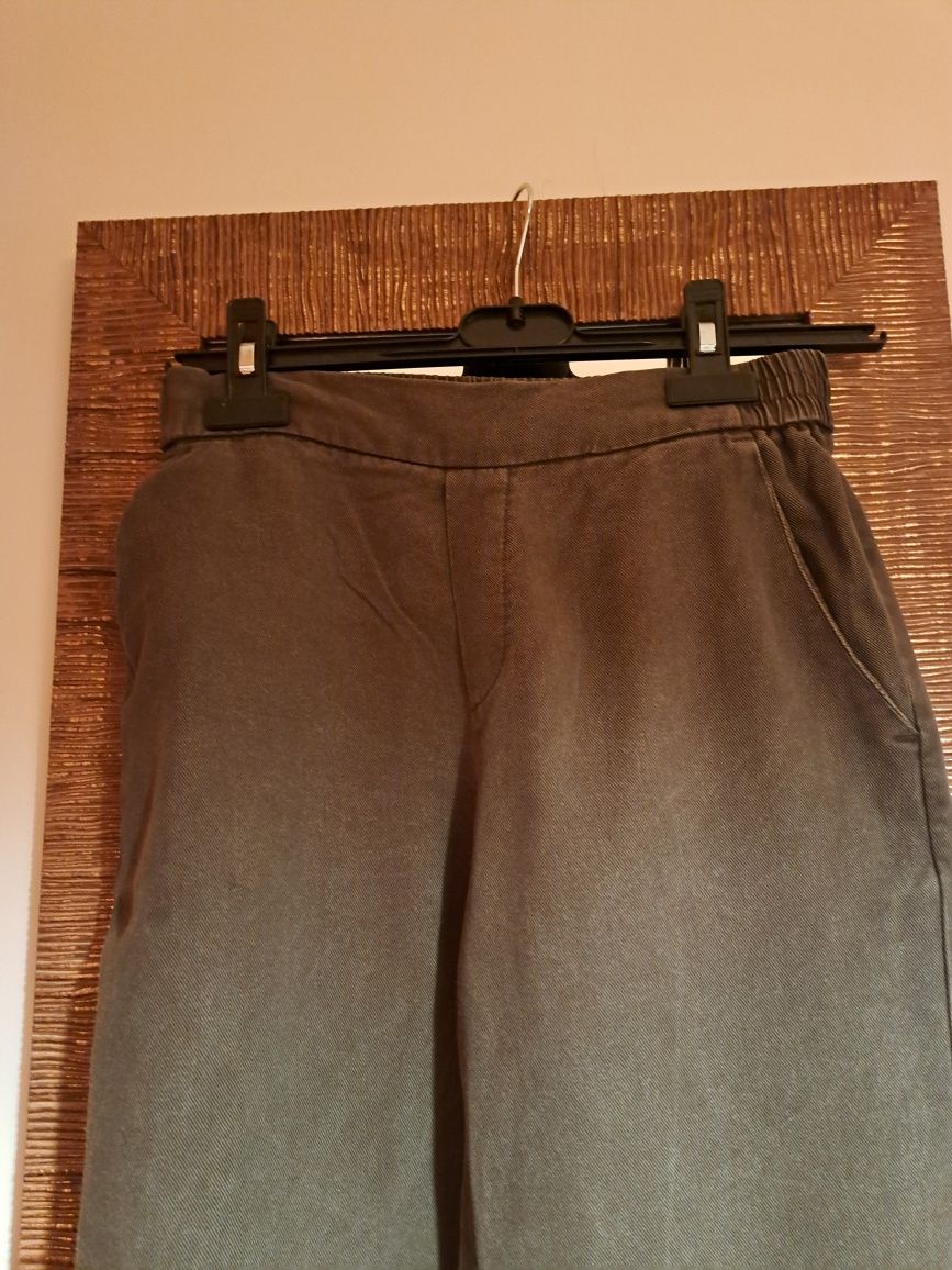 Calça Mulher T.S-Mango Casual em Algodão