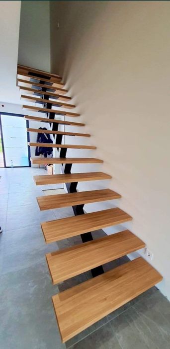 Schody, loft, stalowe, metalowe, do domu