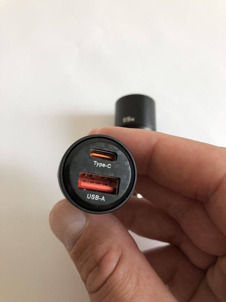 Автомобільна зарядка в прикурювач 50w 75w 95w швидка прикуриватель