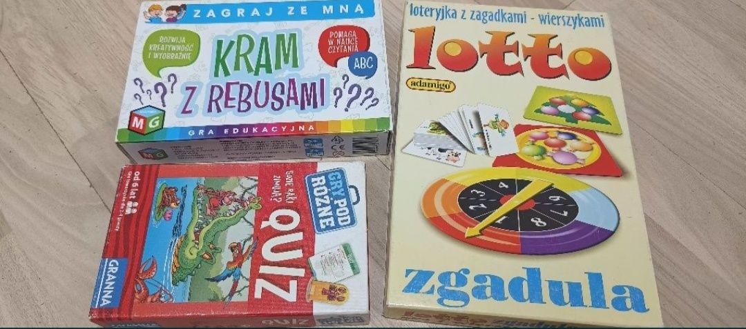 Zestaw zabawek, gry, piłka, puzzle,tor,ZINGS i inne...