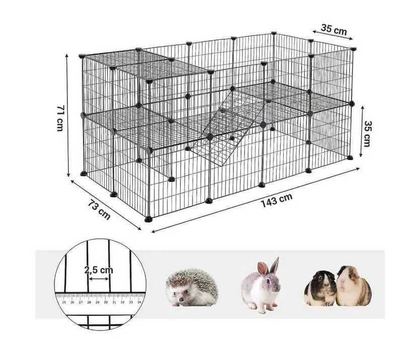 Wybieg klatka zagroda dla świnek chomików szczura psa kota