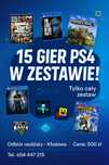 Zestaw 15 GIER PS4 – GTA V, Minecraft, TLOU2, COD – SUPER STAN!