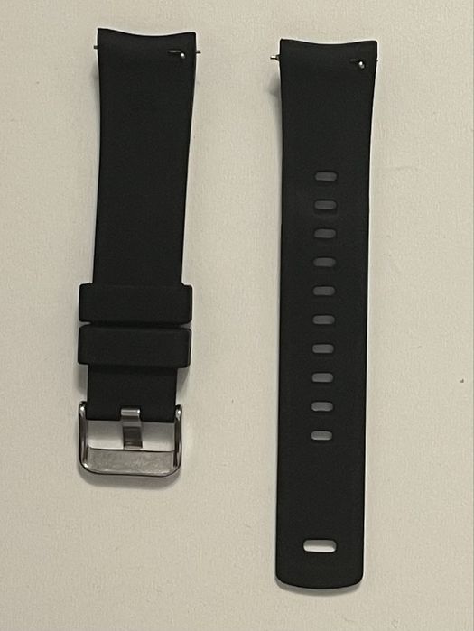 Silikonowy pasek do zegarka Fullmosa czarny 22mm uniwersalny