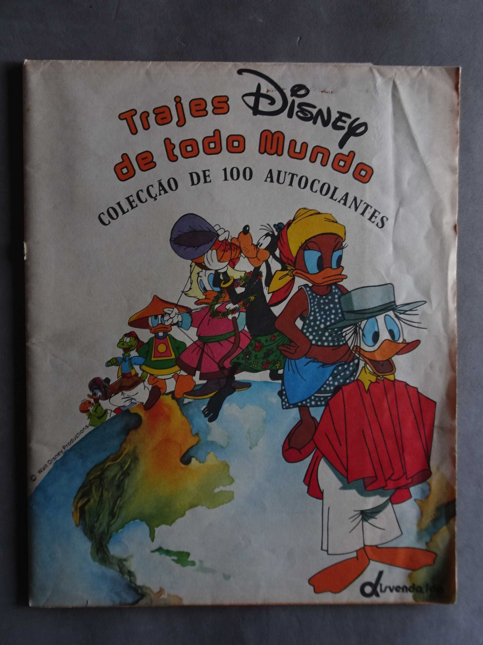 Caderneta de cromos Trajes Disney de Todo o Mundo - Disvenda (tem 5)