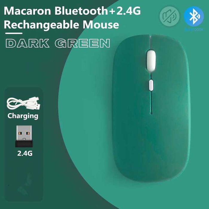 Бездротова мишка Dual-Mode 2,4GHz/BT акумуляторна. Авто для ЗСУ!