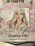 Dwa cienie z palety Miyo Insta glam Wedding vibes