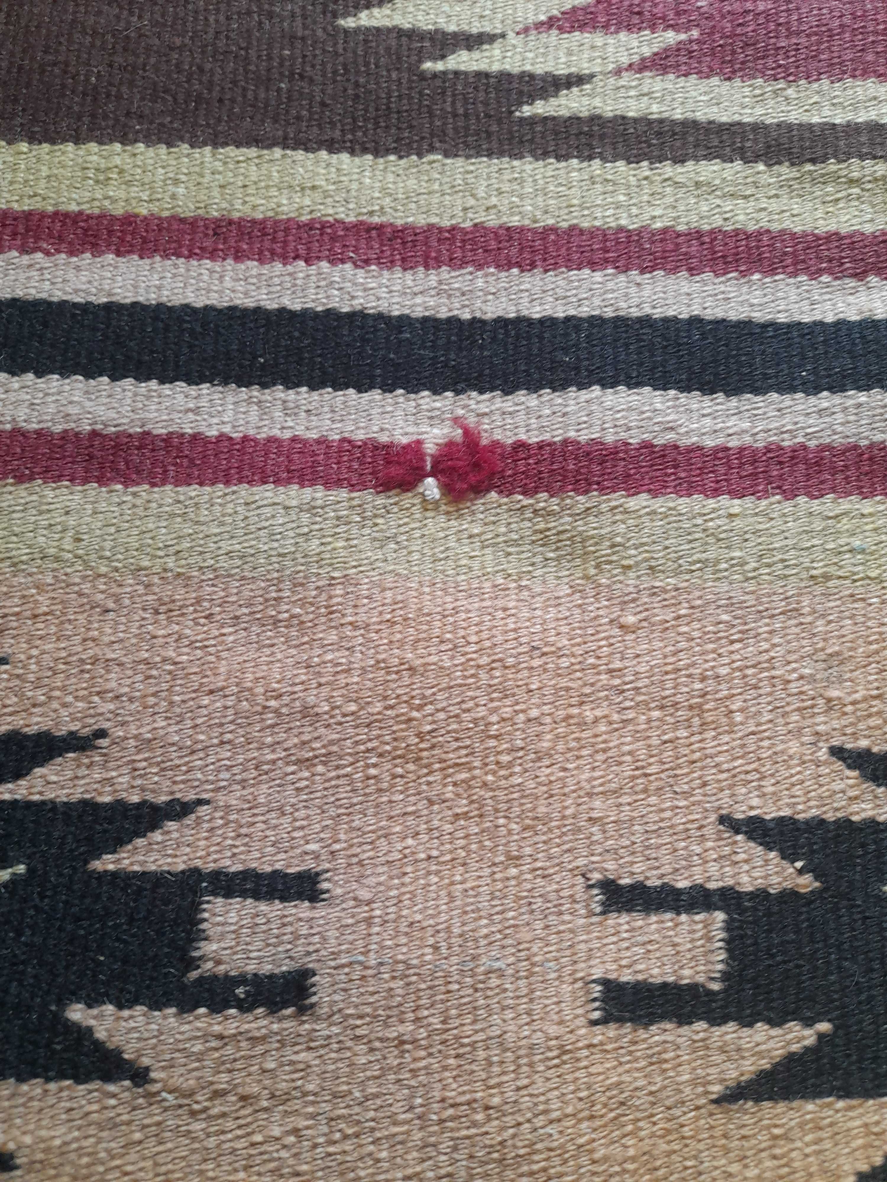 Гуцульський шерстяний килим великий