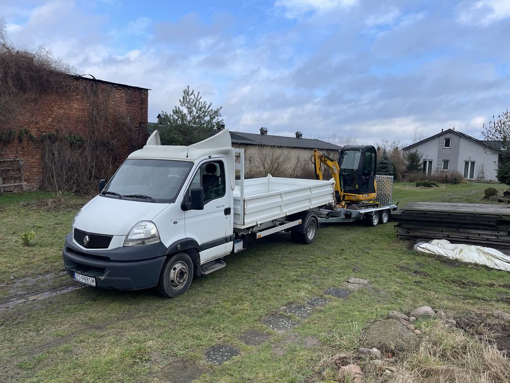 Usługi Koparko-Ładowarką Minikoparką Transport Wywrotką / Wyburzenia