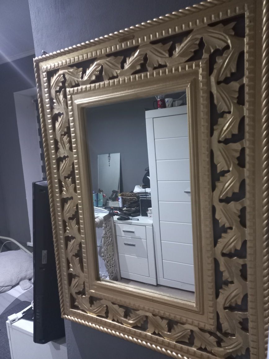 Wyjątkowe Lustro niemieckie-90/60 cm.