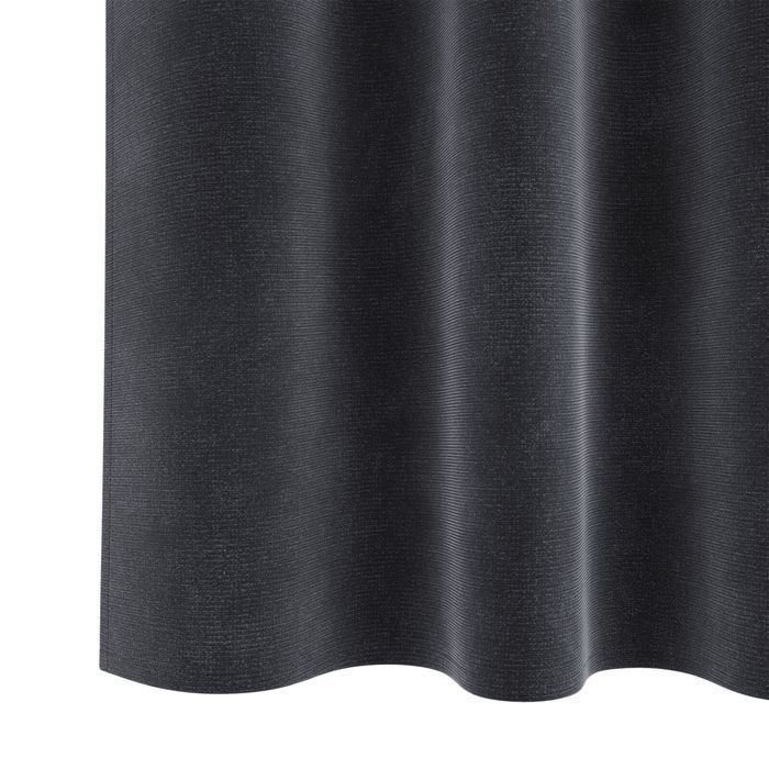 Ciemnoszare zasłony welurowe 140x140 cm, 2 szt. - elegancka aranżacja