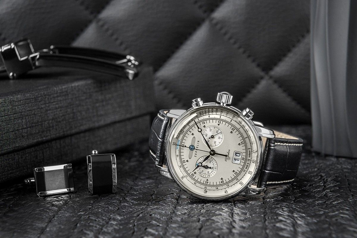 zegarek męski zeppelin 100 yahre 7690-1 + box