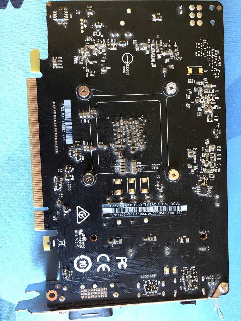 GeForce GTX 1050 Ti AERO ITX 4G