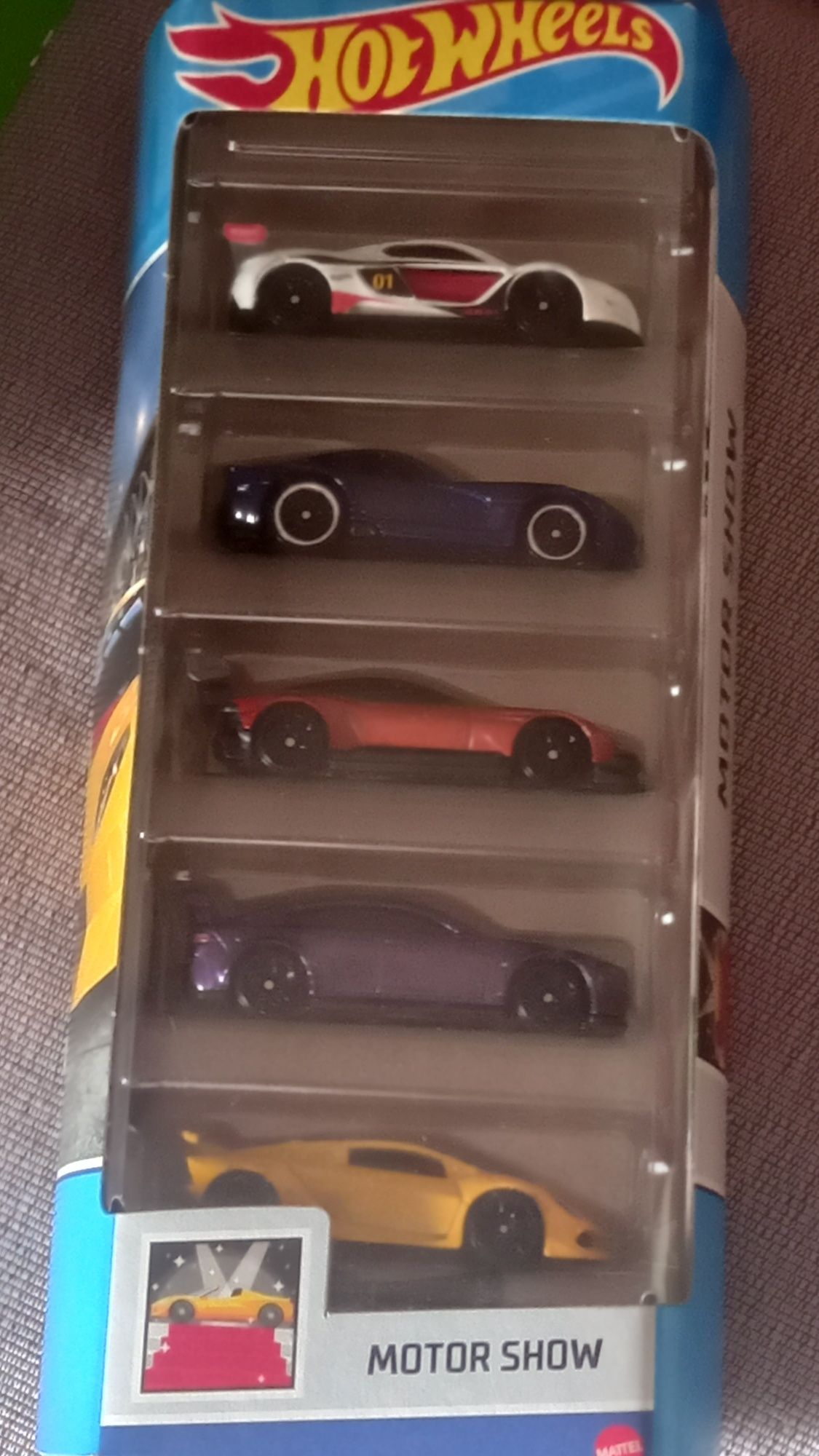 Pack's de 5 miniaturas  hot wheels