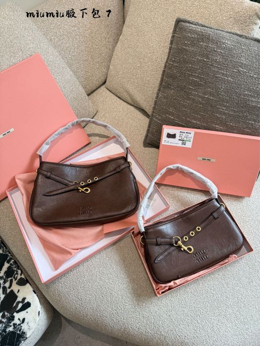Елегантна коричнева сумка Miu Miu