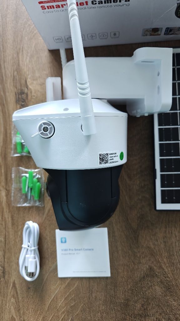 Kamera Solarna WIFI 8MP Obrotowa IP66