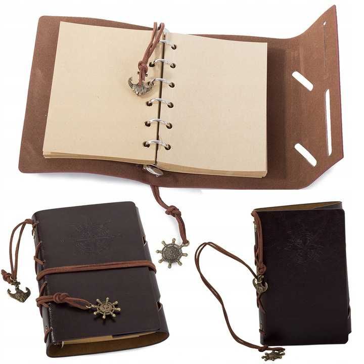 Notes podróżnika, pamiętnik, dziennik, VINTAGE