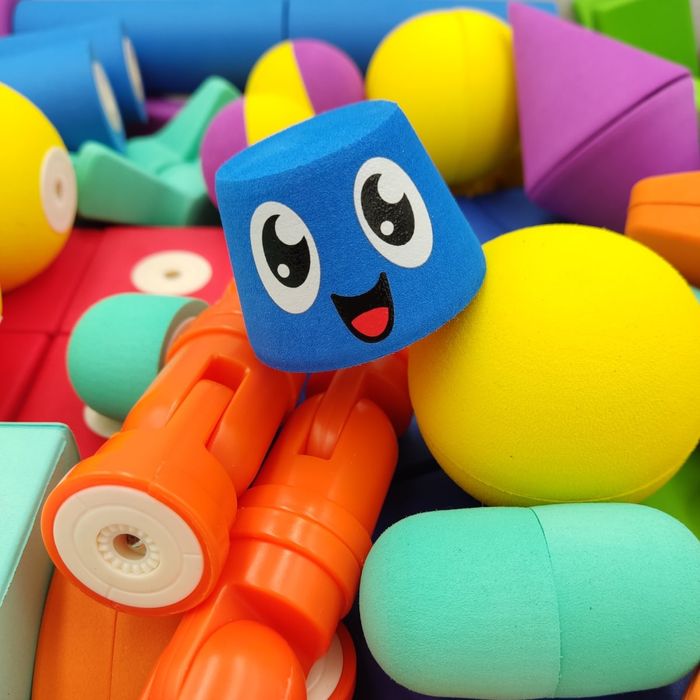 Magnetyczne Piankowe Klocki - Magflexi - 75 El.