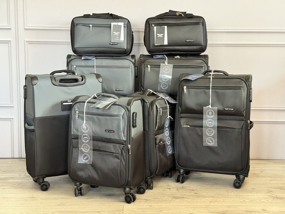 Чемодан чемоданы валіза  Wings LN01 нейлон преміум якість!!!