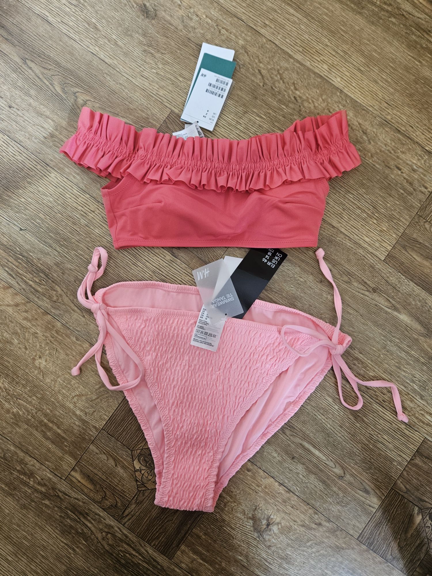 Купальник жіночий H&M  топ та трусики розпаровка
