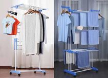 Багатоярусна сушарка для білизни складана 3-ярусна Garment Rack