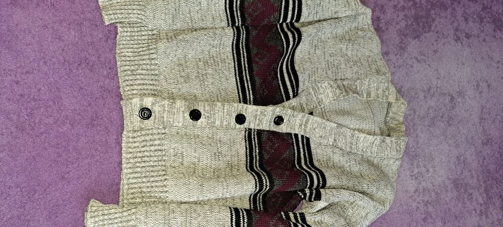 Rozpinany sweter męski - L