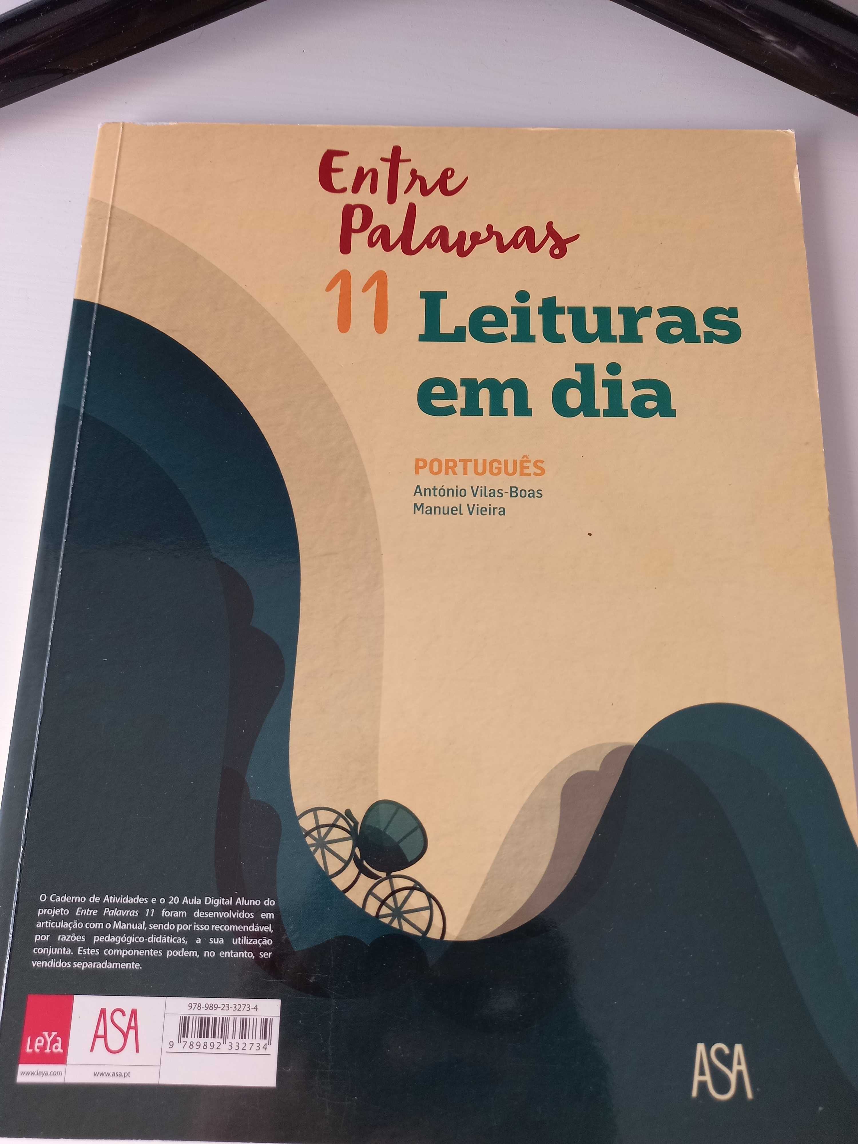 Caderno Atividades Português Entre Palavras-11ºAno ISBN nas Fotos