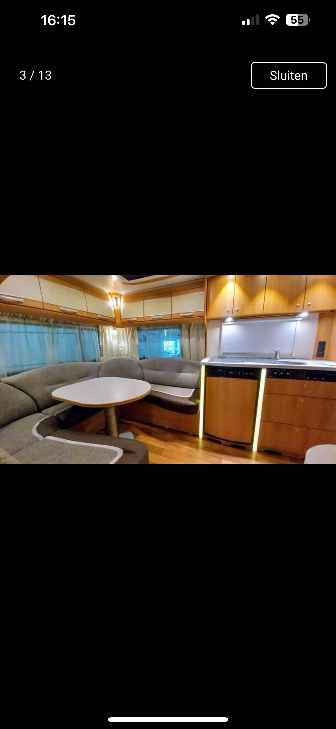 Linda caravana Dethleffs Beduin estilio 510 com 2 camas individuais