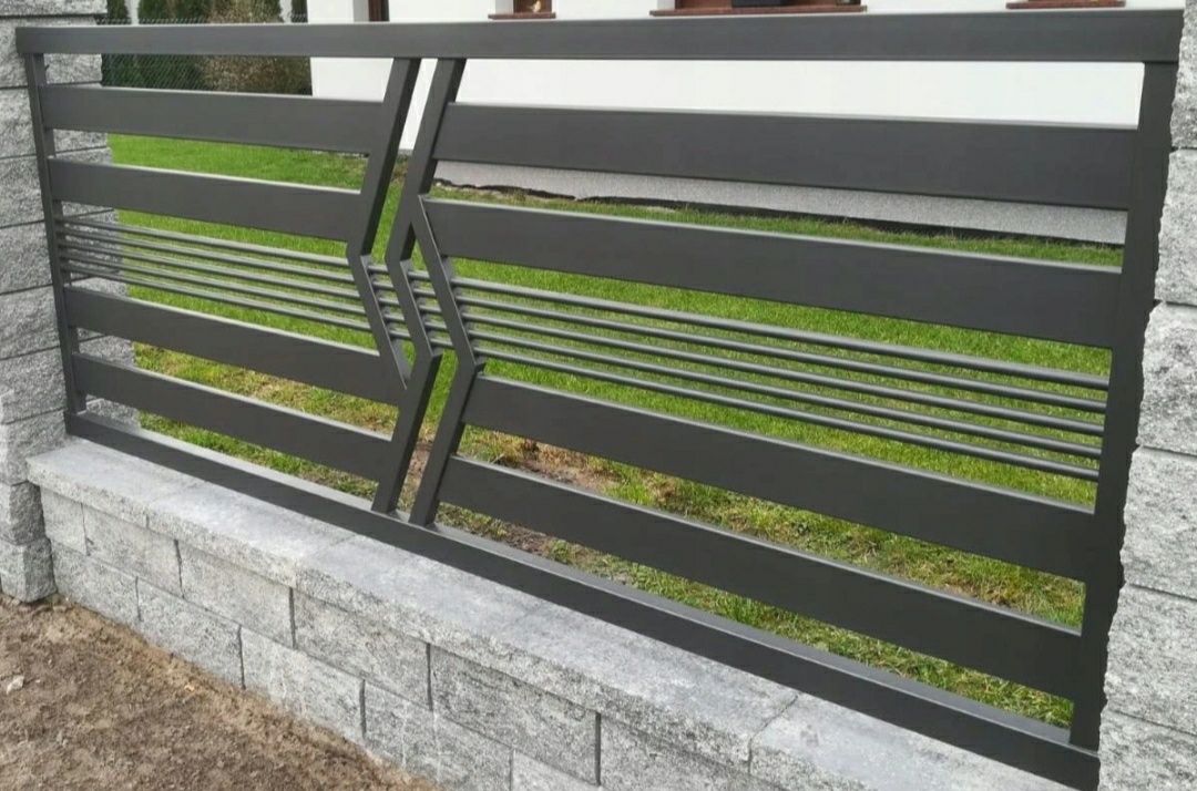 Brama przesuwna, bez montażu,balustrady