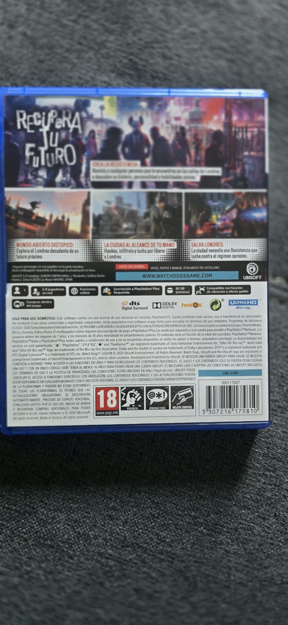 Jogo Ps5 Watch Dogs Legion
