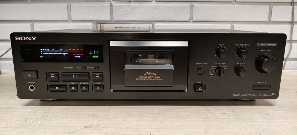 Magnetofon deck SONY TC-KB920S QS. Po serwisie