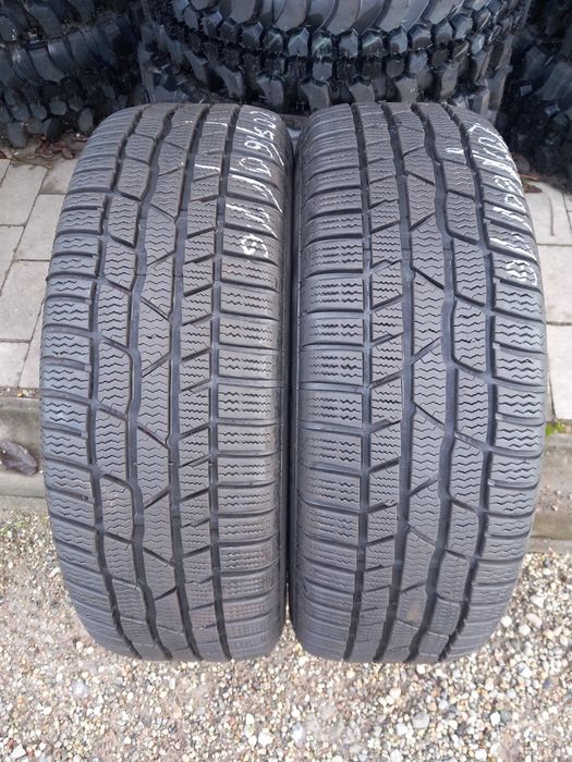 2x Opony Używane Zimowe 205/60R16 Continental