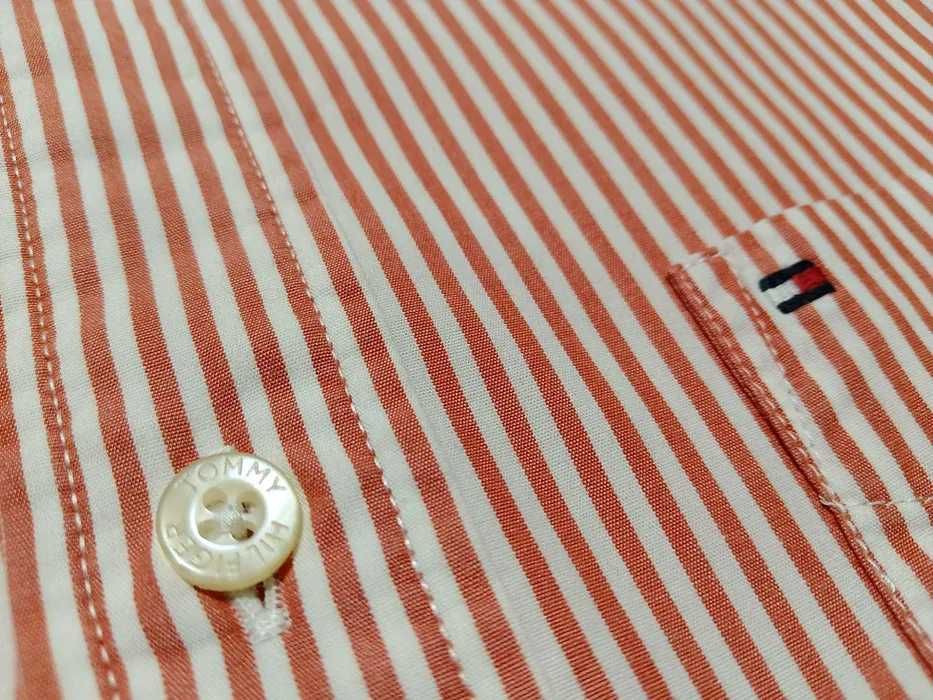 TOMMY HILFIGER USA - NOWA! z LOGO Koszula Męska rozmiar L