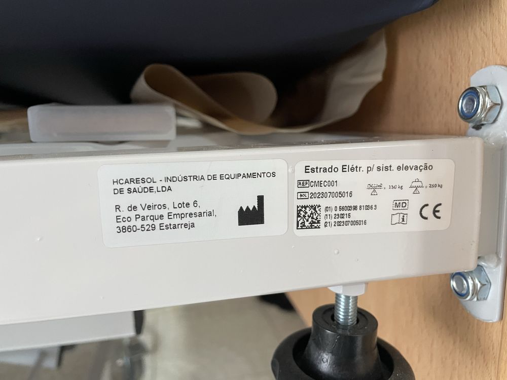 Cama articulada elétrica com colchão