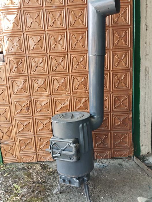 Буржуйка чугунна СССР