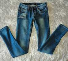 Spodnie jeansy skinny S