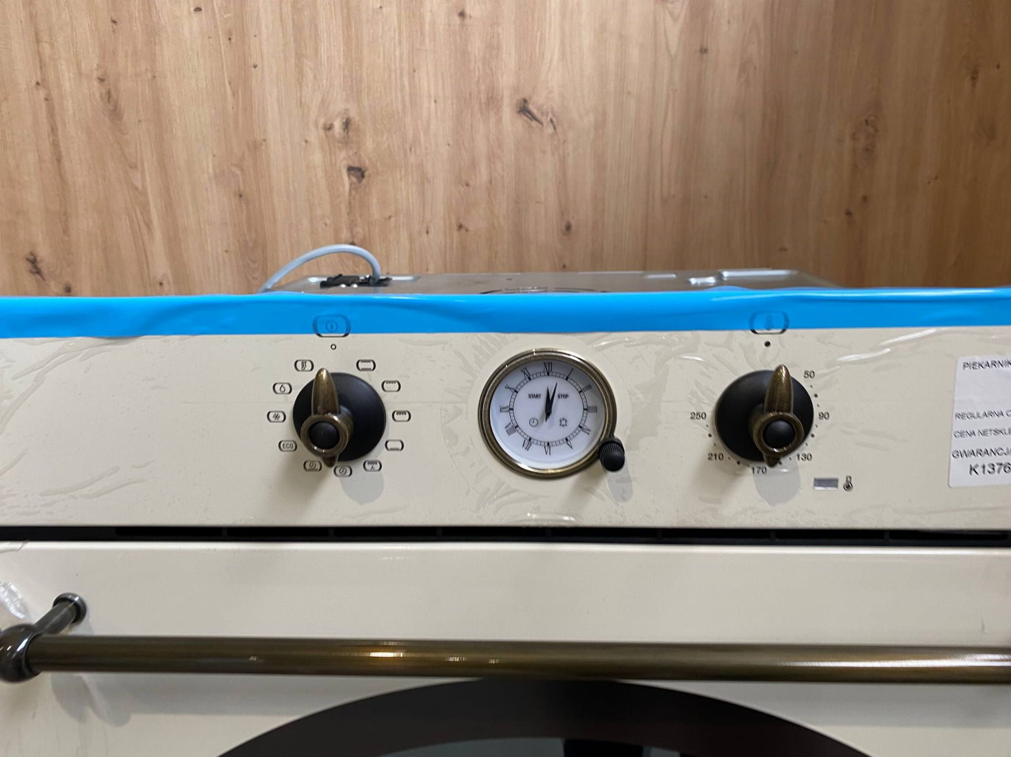 Outlet AGD piekarnik TEKA beż krem retro transport gwarancja 24m