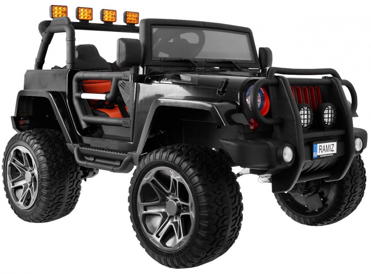 Pojazd Monster Jeep 4x4 Czarny