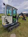 Minikoparka Terex tc16
