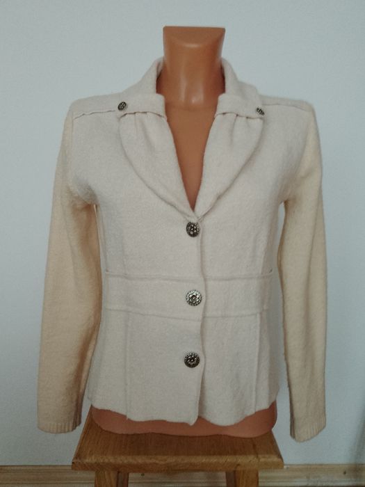 Wełniana marynarka/sweterek Evis, r.S/M