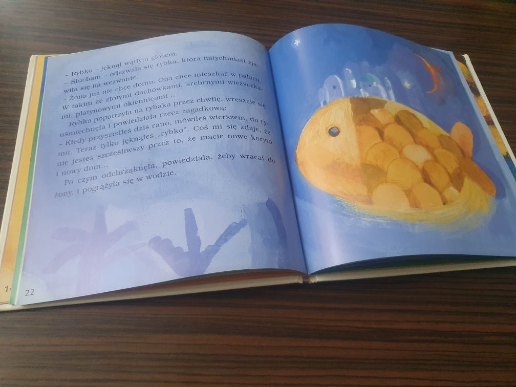 Książka dla dzieci "O rybaku i złotej rybce"
