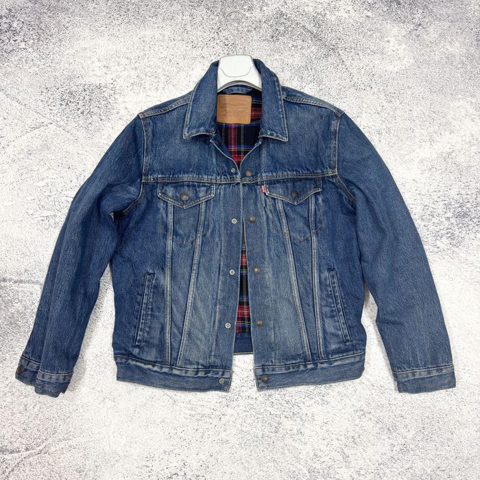 Levis двухсторонняя джинсовая куртка М размер