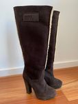 Botas knee high castanhas Miss Sixty
