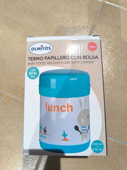 Lancheira termos com protetor térmico para frio ou quente