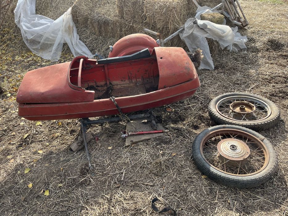 Каляска на мото бу