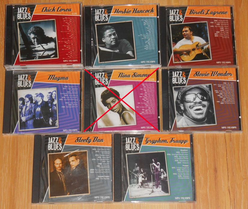 Диски MP3 "Jazz & Blues"