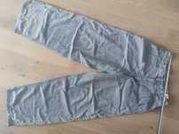Spodnie jeans wide leg 38 szare sinsay damskie
