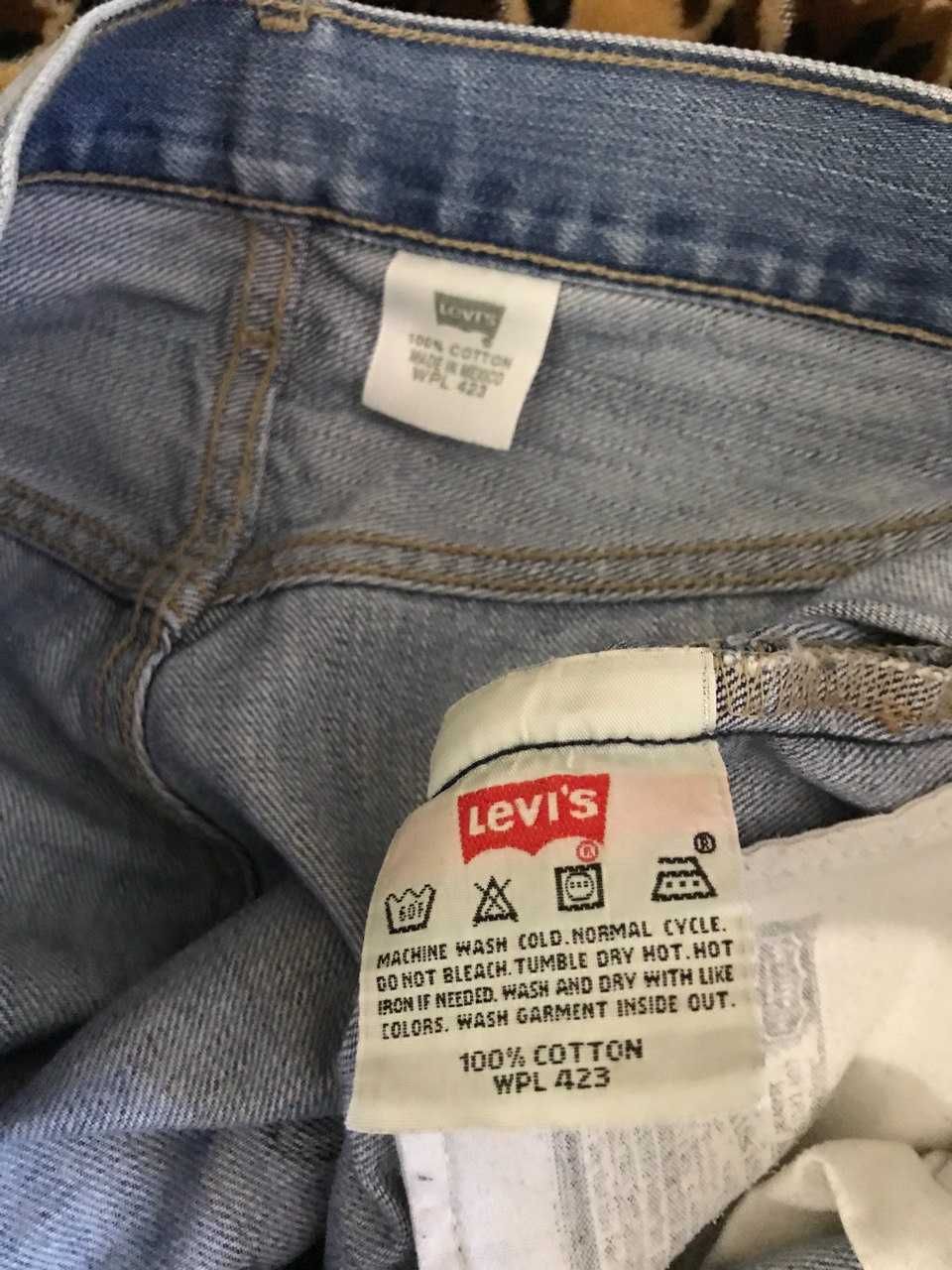 Мужские Джинсы штаны Vintage Levi’s 501  Size W33 L34 оригинал